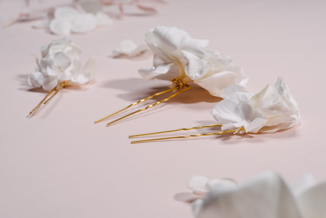 LCV- Blanche hair pin set