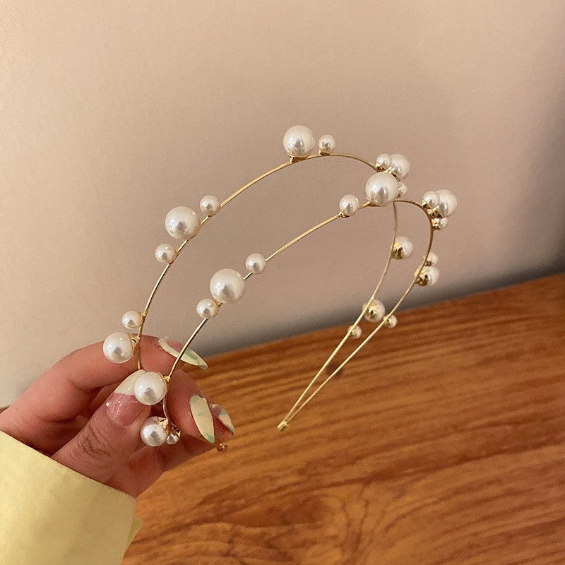 Amile Double Pearl Headband